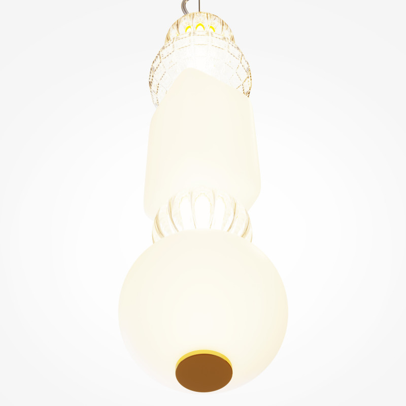 Светильник 15 см, 35W, 3000K, Maytoni Pendant Collar P069PL-L35G3K, золото
