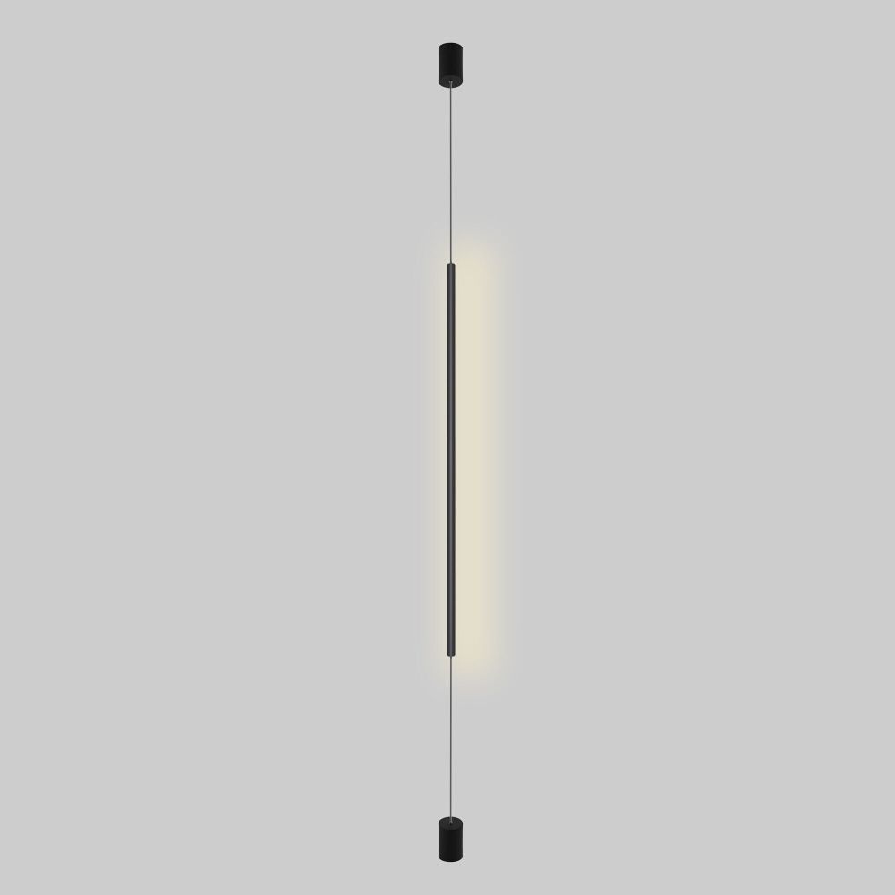 Подвесной светодиодный светильник с утяжелителем 2 см, 18W, 3000K, Eurosvet Thrust 604051 LED, черный