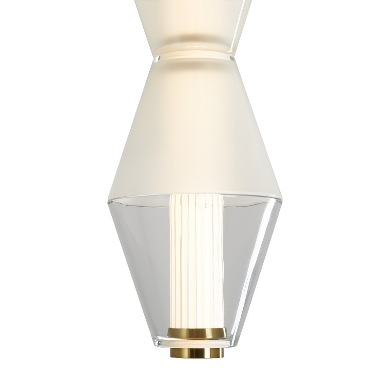 Светильник 17 см, 15W, 3000k, Freya Plum FR6137PL-L6BT1, латунь