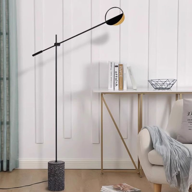 Торшер BOLIA LEAVES Brass 169*98*169 см, 1*LED*4W, ImperiumLoft 41.212, Белый, Золотистый