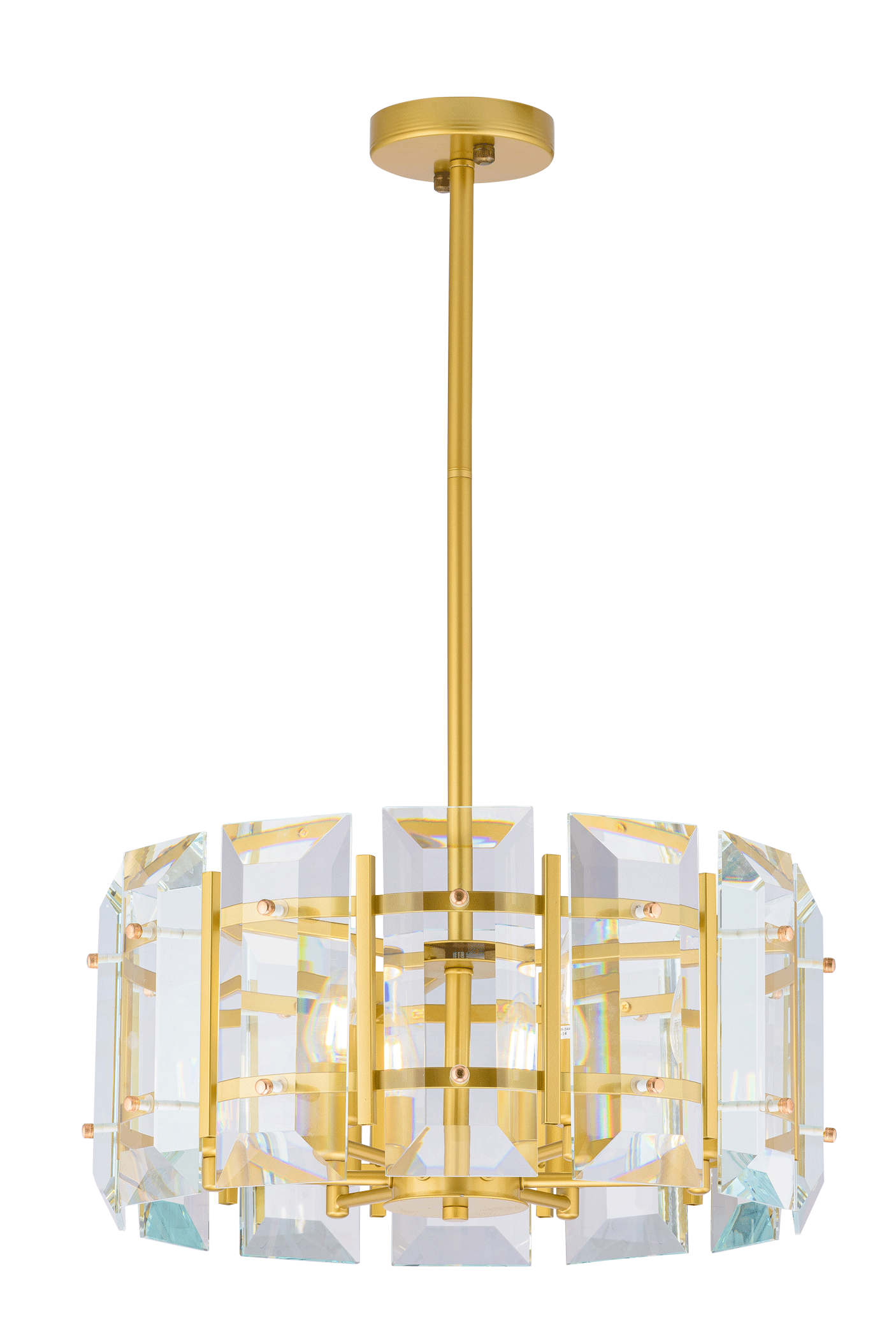 Люстра 450*700, 6*E14, 40W NewRgy Cristallo 9191A/6A SP BRS, SP BRS