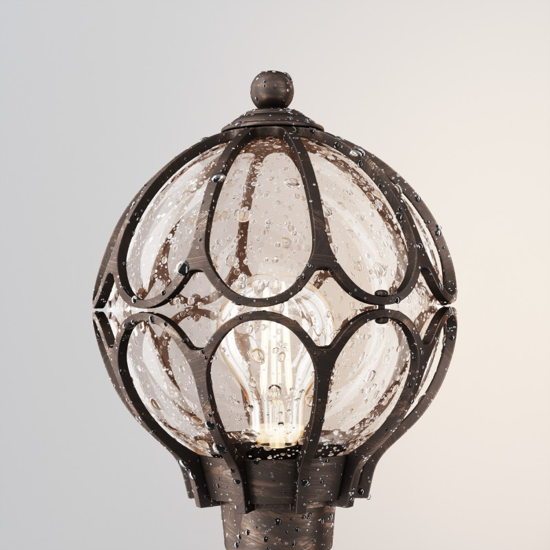 Ландшафтный светильник 42 см Maytoni Via O024FL-01G, черный с золотом