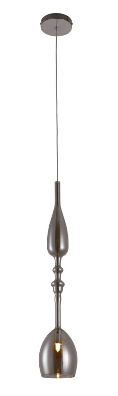 Светильник подвесной 9 см, Crystal Lux LUX NEW SP1 C SMOKE Хром