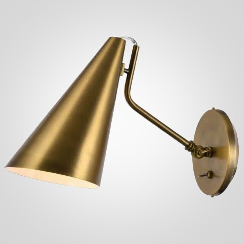 Бра VC light CLEMENTE wall lamp ImperiumLoft 44,317 Латунь