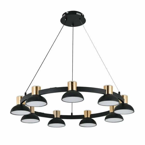 Подвесной светильник 85*85*100 см, 1*152W, LED  Indigo Traforo 11059/9P Black