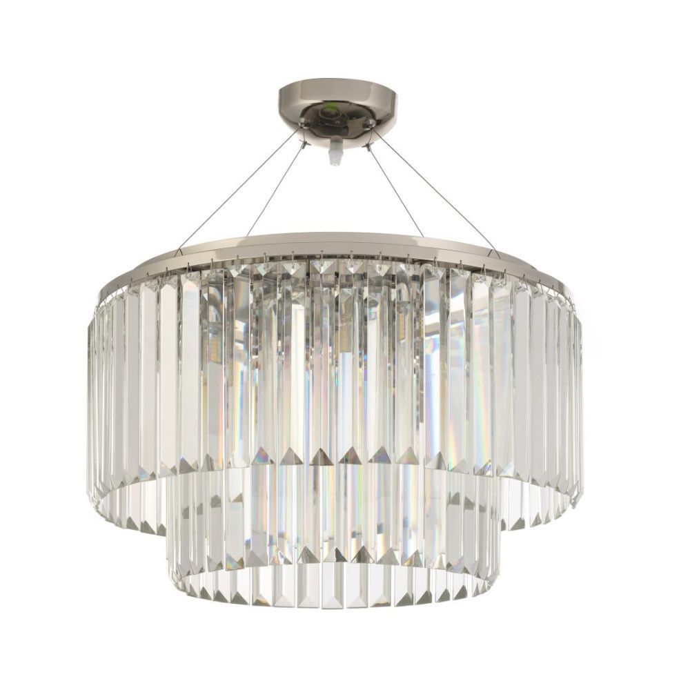 Люстра подвесная *50*26 см, 8*G9*40W, Arti Lampadari Enio Enio E 1.5.D50.101 NP, никель