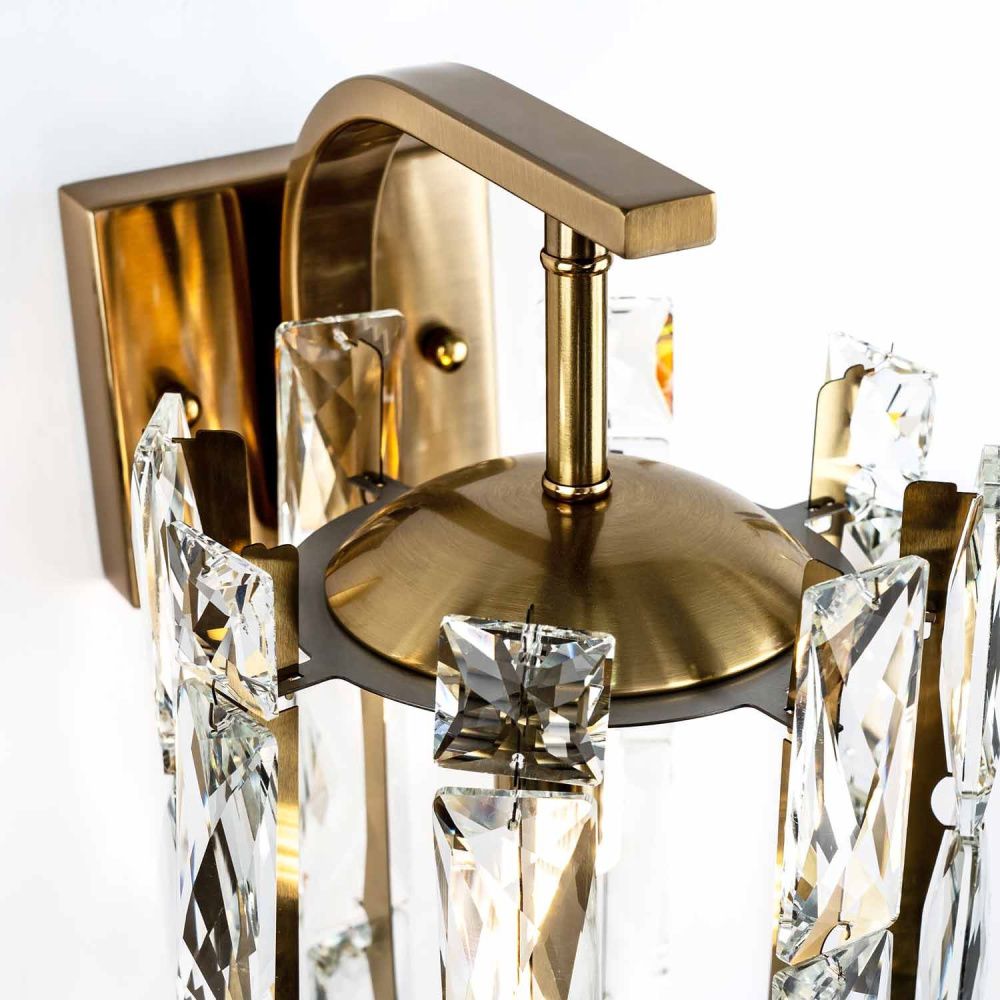 Настенный светильник 26,5*39*30 см, 2xG9 MODELUX ML.6621.02 BS латунь