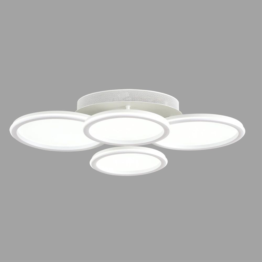 Умная люстра потолочная 9*60*15-15 см, 1*LED*95W, 3000-6500K, Lumion Alis Smart 8380/95CL, белый