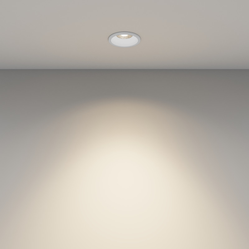 Встраиваемый светильник 3,9*3,9*5,1 см, LED, 7W, 3000К, Maytoni Technical MINI DL059-7W3K-W белый