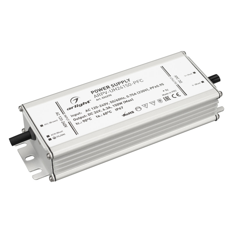 Блок питания для светодиодной ленты Arlight 024270 16,1*6,75*3,35 см.