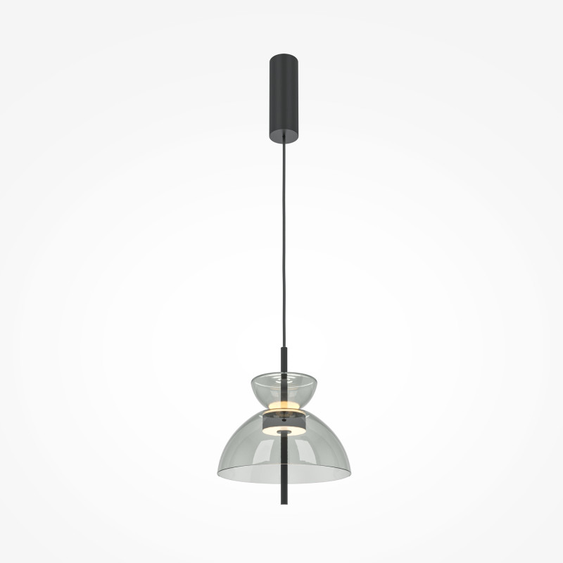 Подвесной светильник  25*57,8 см, LED 12W, 3000К, Черный Maytoni Bangkok MOD185PL-L11B3K2