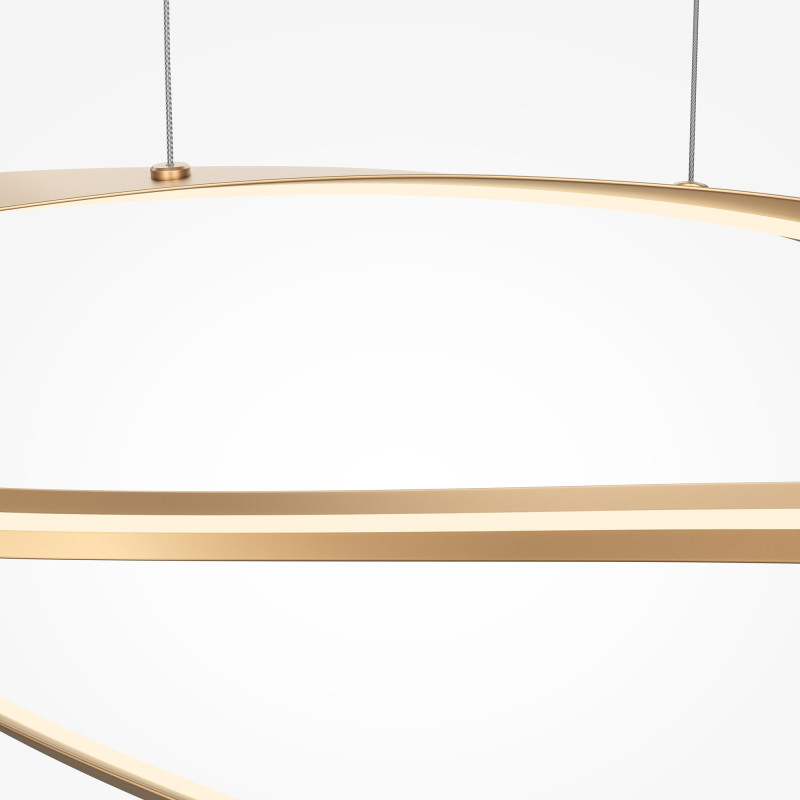 Подвесной светильник 107*45*329 см, LED, 38W, 3000К, Maytoni Plons MOD283PL-L40BS3K латунный