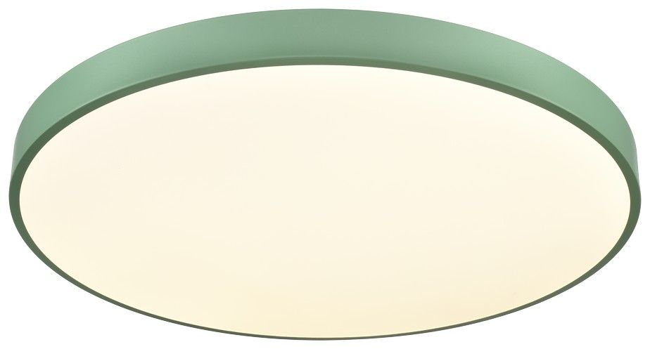 Потолочный светильник 50 см, 48W, 3000-6000K, Velante 444-447-01, зеленый