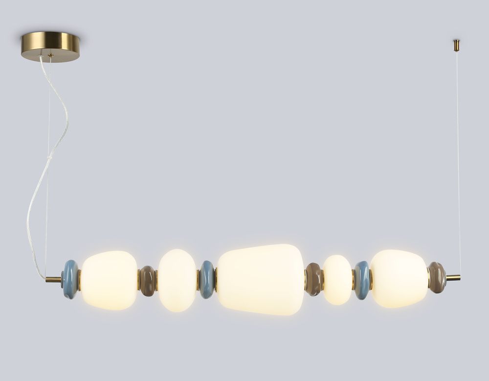 Подвесной светодиодный светильник 96*17*123- см, **W, 3000K, Ambrella Light High Light LH53176, бронза