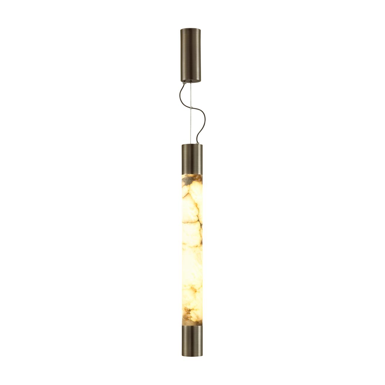 Подвесной светильник 60*200 см, 1 LED*21W, 3000 К, Odeon Light Marbella, темная латунь 6686/15L
