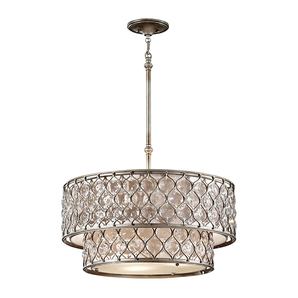 Люстра *62*38-198 см, E27*60W, Natural Concepts Feiss Lucia HK-CELLO15, фарфор