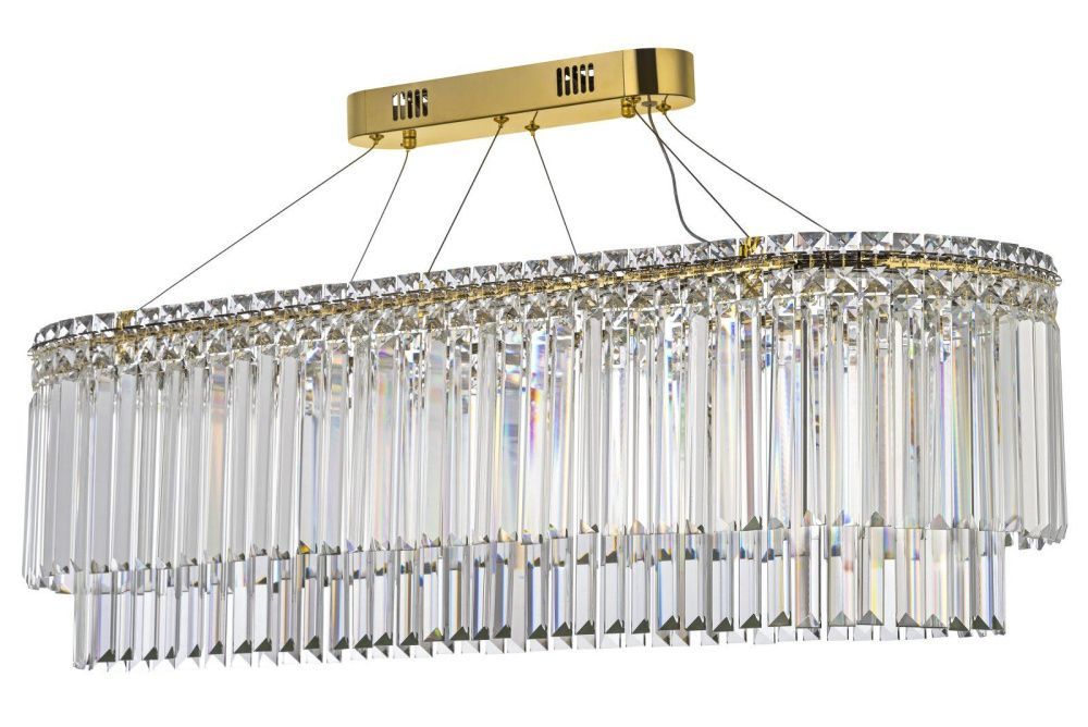 Люстра подвесная **30 см, Led лента*LED*120W, 3000/6000K, Arti Lampadari Ovindoli Gold Ovindoli L 1.5.100X35.101 G, Золото