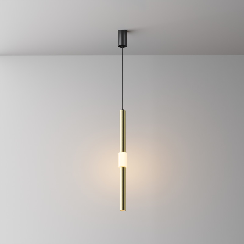 Подвесной светильник 3,5*58 см,  LED, 12W, 3000К, Maytoni Technical Jelly P105PL-12W3K-BS черный