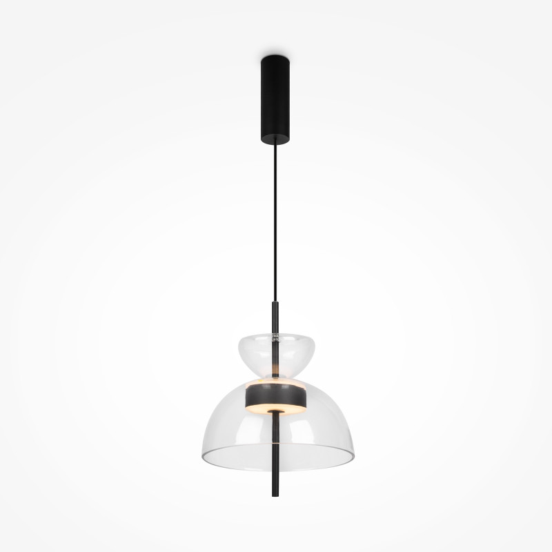 Подвесной светильник  25*57,8 см, LED 1 12W, 3000К, Черный Maytoni Bangkok MOD185PL-L6B3K2