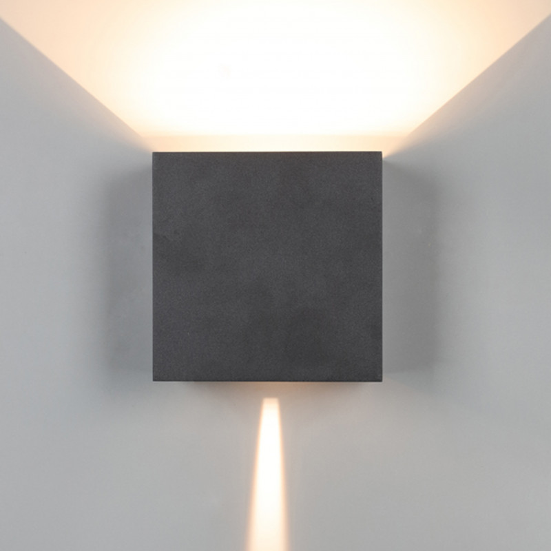 Бра 10*15*15 см, LED *  20W, 3000К Mantra Davos 7437, черный