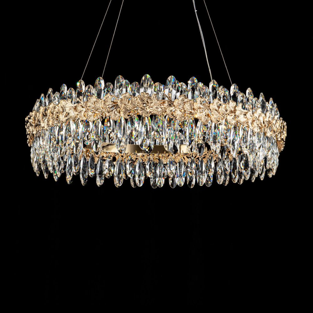 Люстра *77*20-160 см, *LED*88W, 3000-6000K, MODELUX  ML.9888.800 GD, Золото