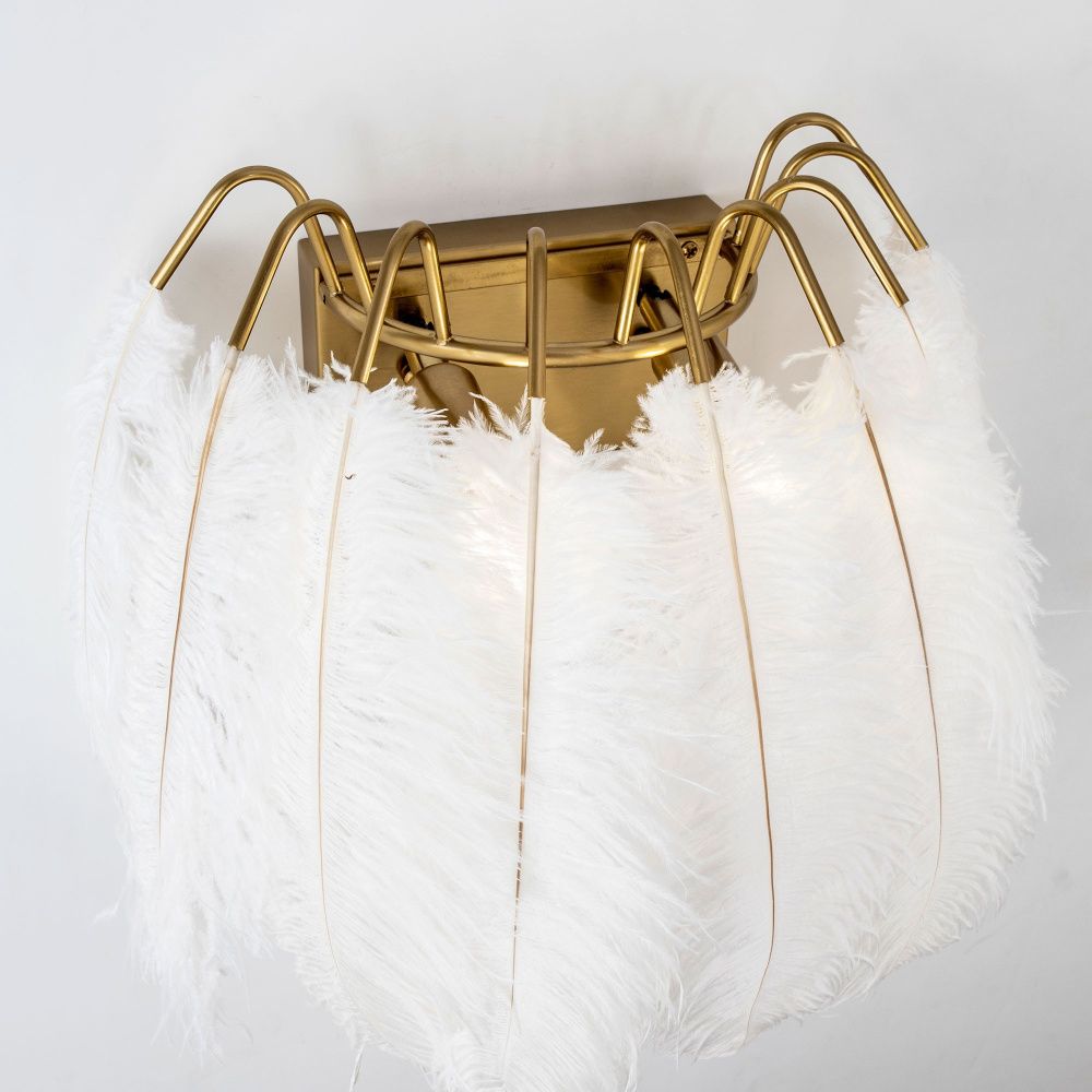 Настенный светильник 27*30*45 см, 2*Е14 MODESTYLE MS.965.02 BS латунь