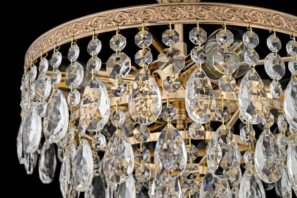 Люстра потолочная *30*31 см, 4*E27*60W, Arti Lampadari Castellana Gold Castellana E 1.3.30.601 G, Золото