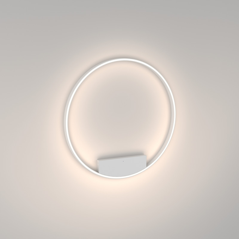 Накладной светильник 80*80*3,5 см, LED, 48W, 3000К-4000К ,Maytoni Rim MOD058CL-L50WK белый