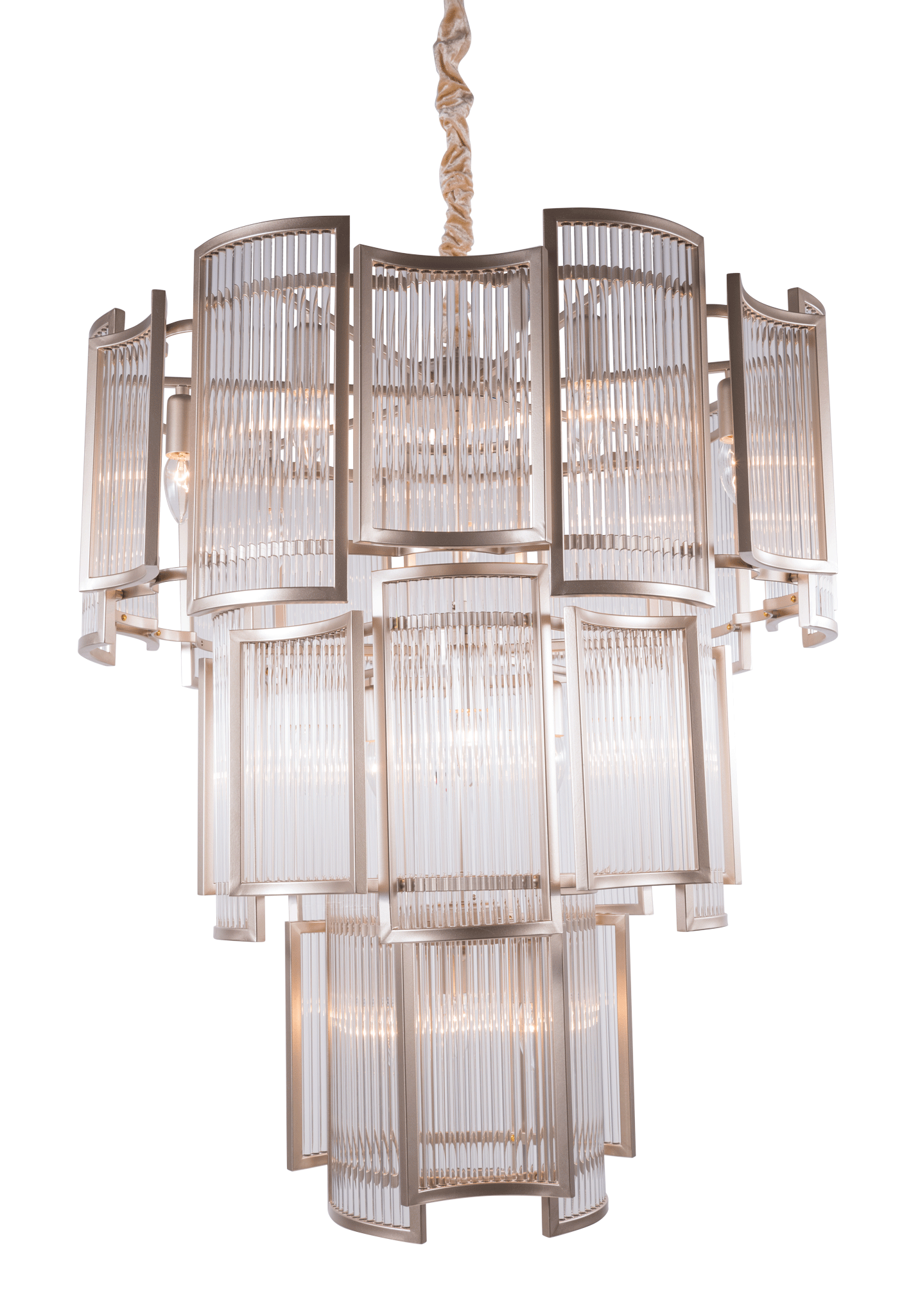 Люстра 750*770, 15*E14, 40W NewRgy Cristallo 2420U/15 CHAM GD+CL, CHAM GD+CL