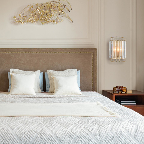 Бра 13*20*30 см, 2*E14 шампань Vele Luce Angelica VL3044W02