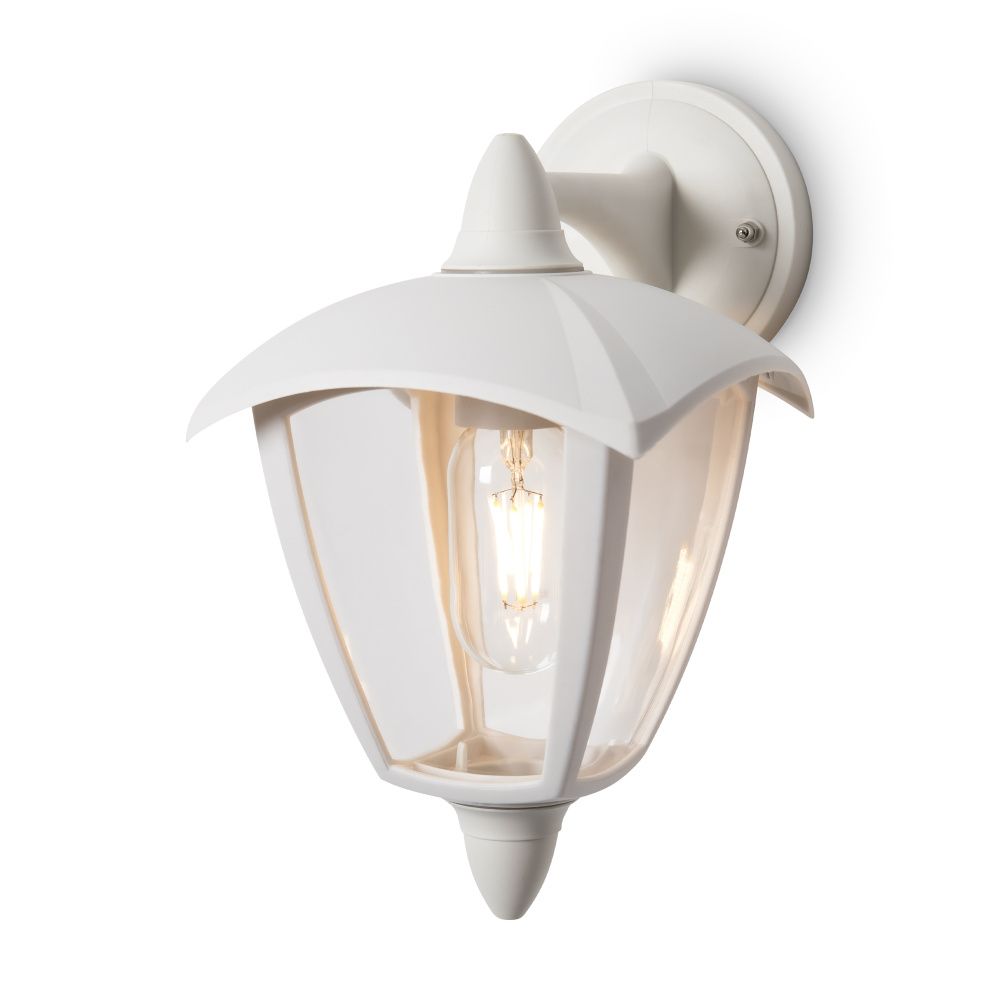 Уличное бра 22*17,3*-27 см, 1*E27*13W Voltega  VGL7306WL-01W, Белый