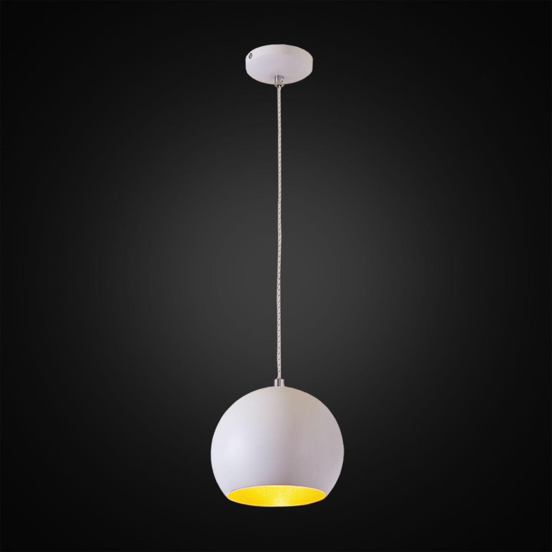 Подвесной светильник Citilux Оми CL945110 белый Е27 диаметр 18 см