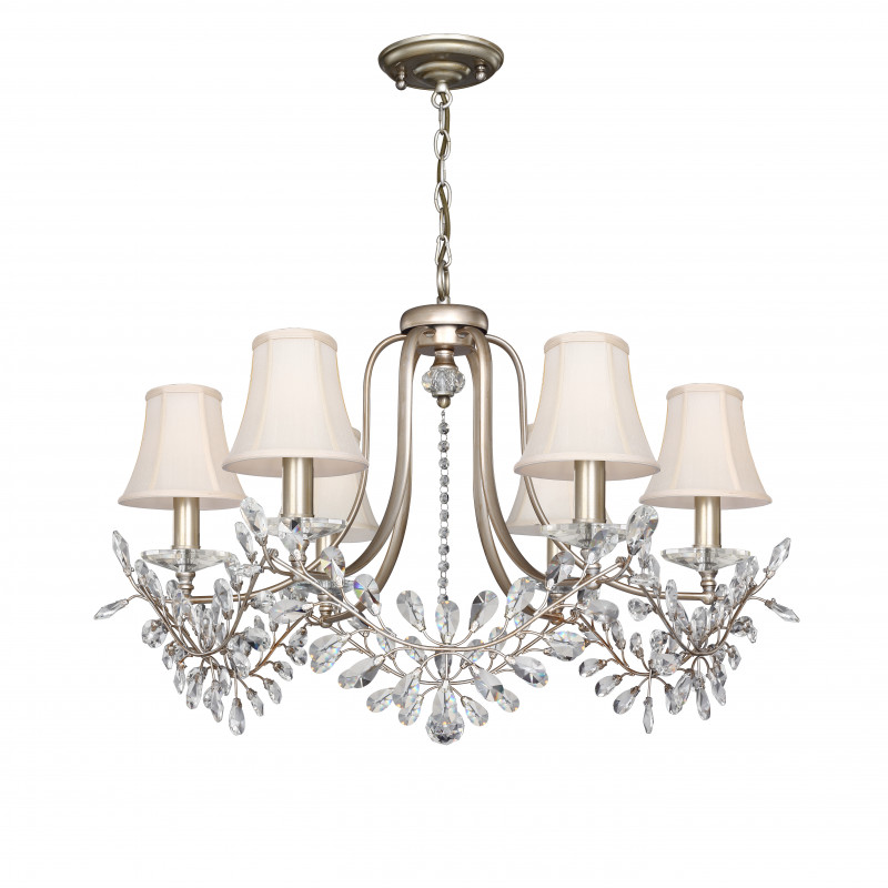 Подвесная люстра Favourite Glory 2171-6P, D700*H550/1550, античного серебра