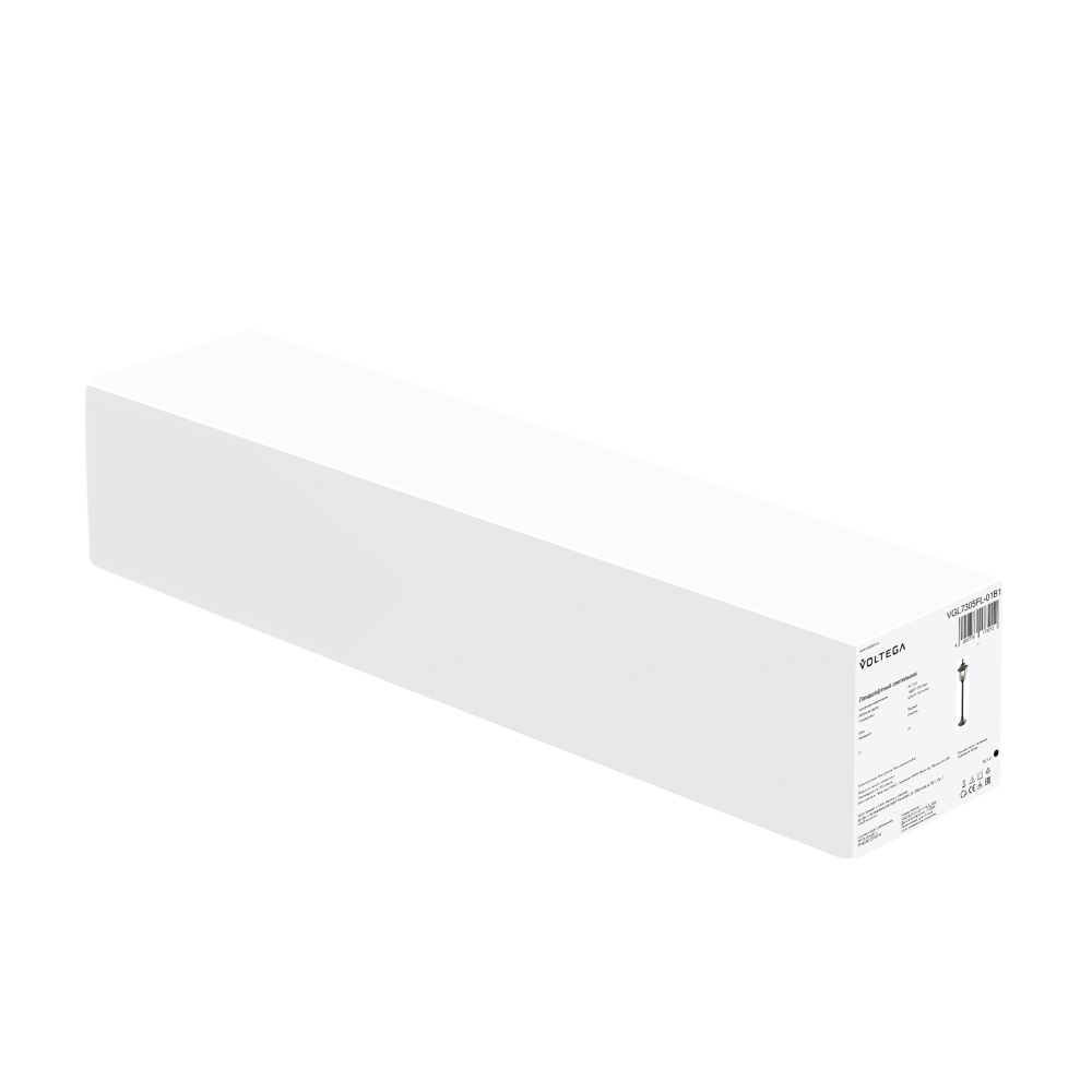 Ландшафтный светильник 16,3*16,3*-76 см, 1*E27*13W Voltega  VGL7305FL-01B1, Черный