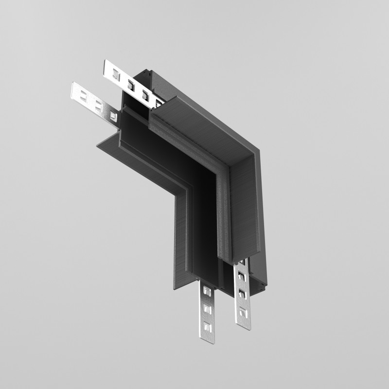 Коннектор угловой внутренний встраиваемый Maytoni Technical Magnetic track system Exility TRA034CL-42B черный IP 20
