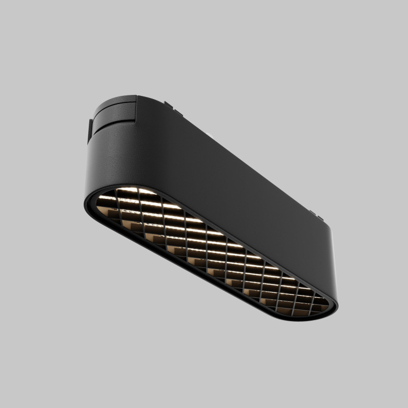 Светильник 12 см, 6W, 4000K, Maytoni Basis Grid TR084-1-6W4K-B, черный