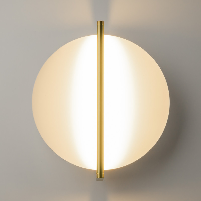Бра 11,1*34*30 см, LED, 14W, 3000К, Maytoni Mira MOD279WL-L14G3K золотой