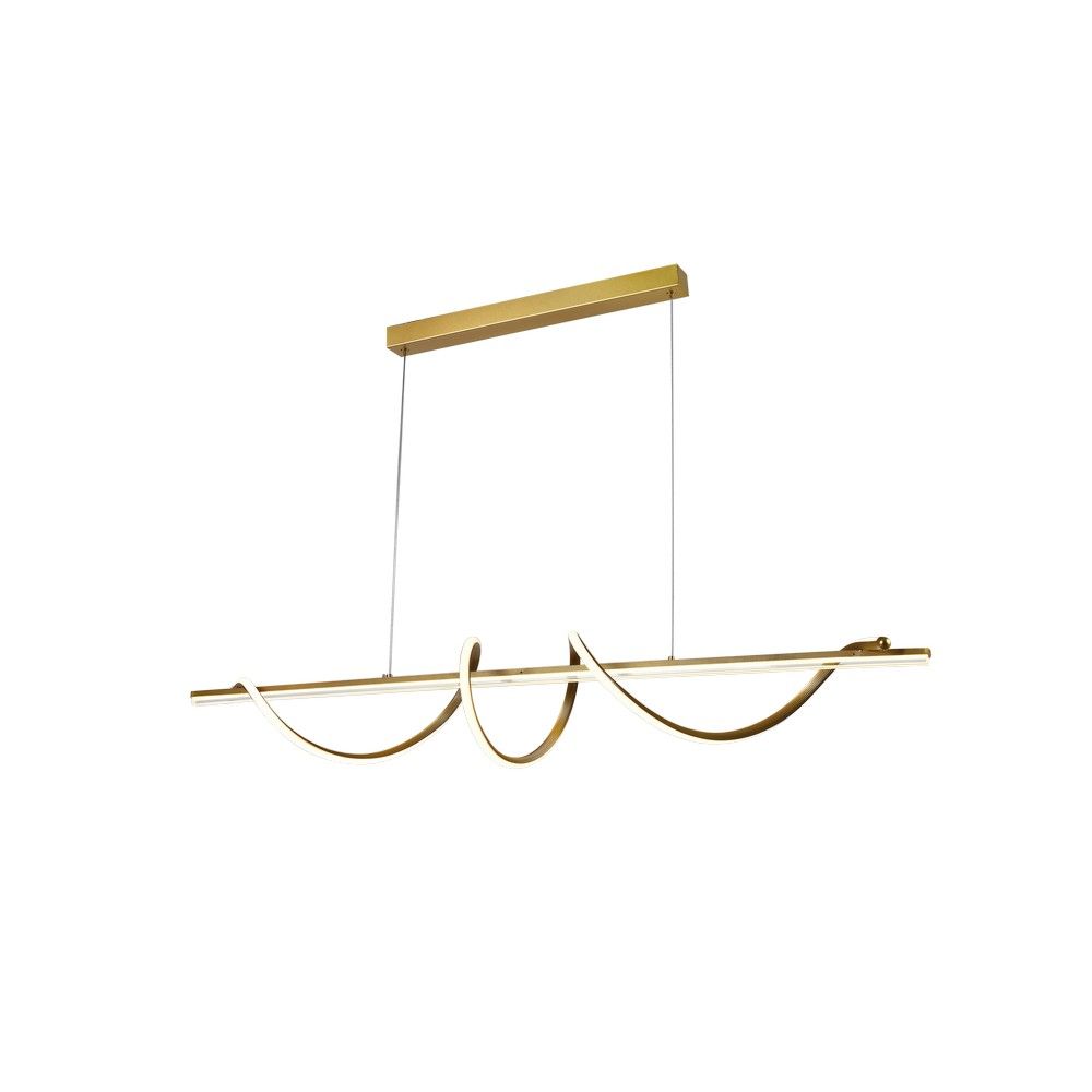 Люстра подвесная 120 см, 50W, 3500K, Aployt Franka APL.079.03.50, золото