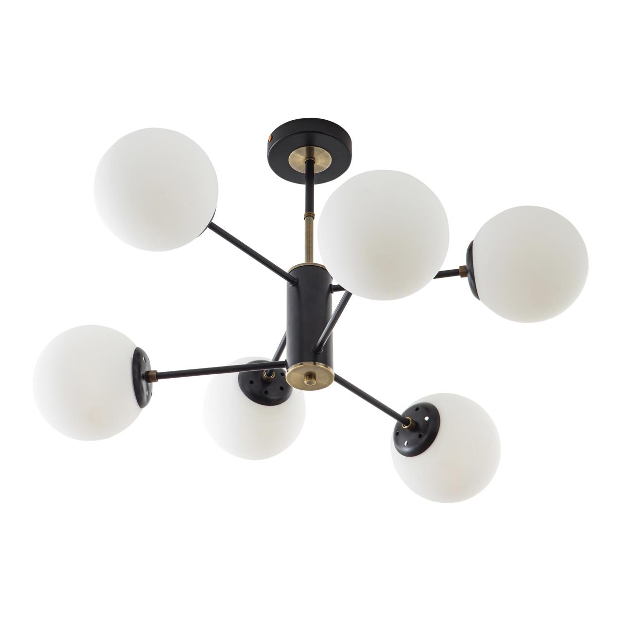 Светильник 72*72*43,5 см, Е 27 6x40W, Бронза, Чёрный MODEMODERN MD.8181.6