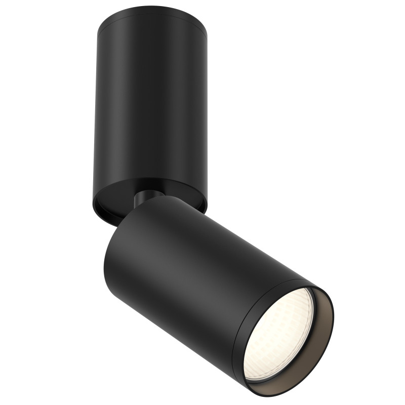 Светильник 5*5 см, GU10 10W, Maytoni Focus S C051CL-01B, черный