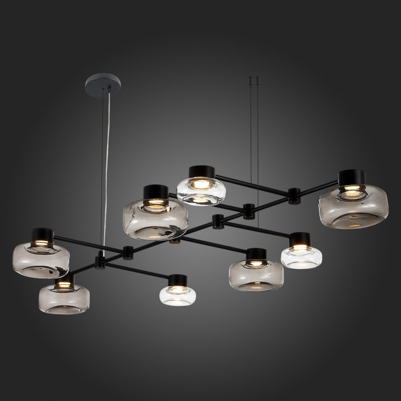 Светильник подвесной 138*70 см, 24W 3000K ST LUCE VALLO SL6005.403.08 Черный