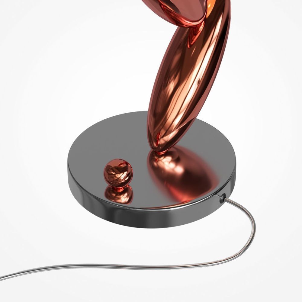 Настольная лампа 37 см, 6W, 3000K, Maytoni Resonance MOD482TL-L6C3K, медь