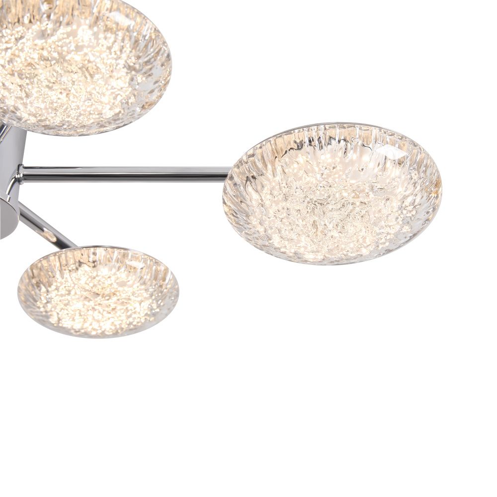 Потолочный светильник 16 см, LED*32W, 2700K, Freya Plane FR5531CL-L32CH, Хром