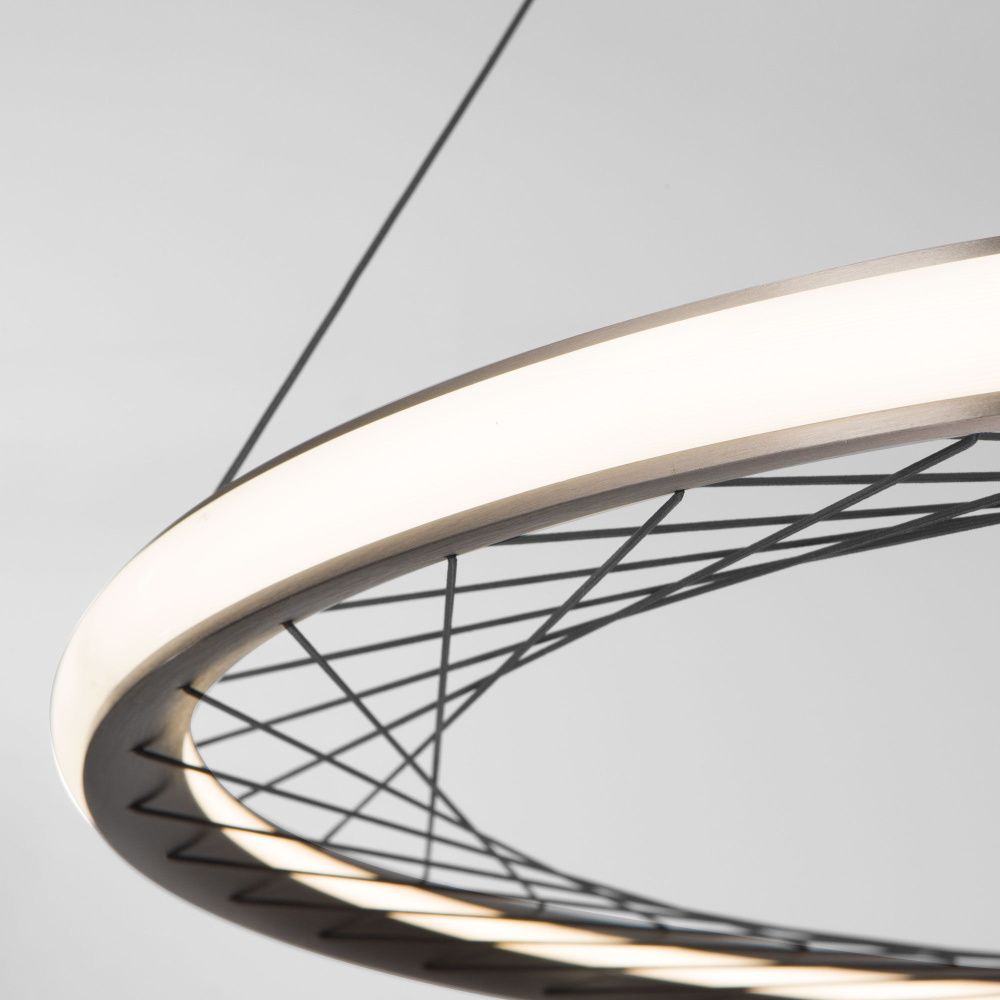 Подвесной светильник 81*81*40-120 см, LED*59W, 4000K, Eurosvet Parafe 40025/1 LED, серый, a069306