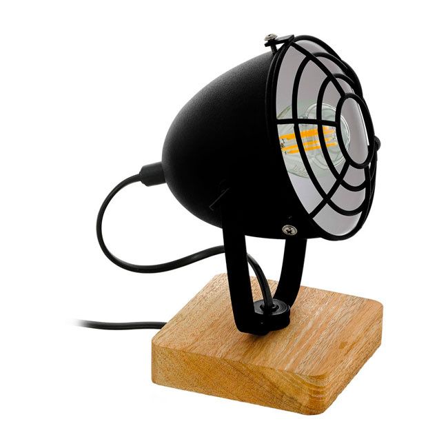 Настольная лампа Eglo Gatebeck 43138, коричневый-черный