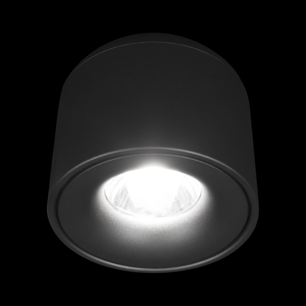 Светильник 9 см, 7W, 4000K, Loft It Tictac 10219 Black 4000K, черный