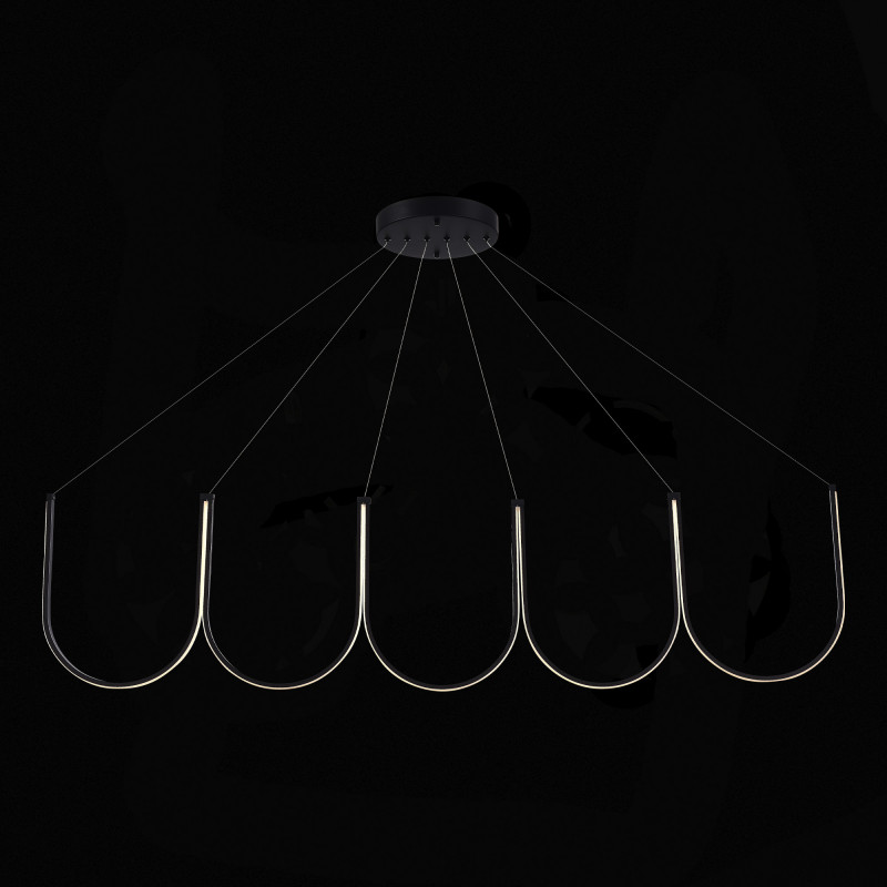 Светильник подвесной 155 см, 68W 3000K ST LUCE HEIT SL6202.413.01 Черный