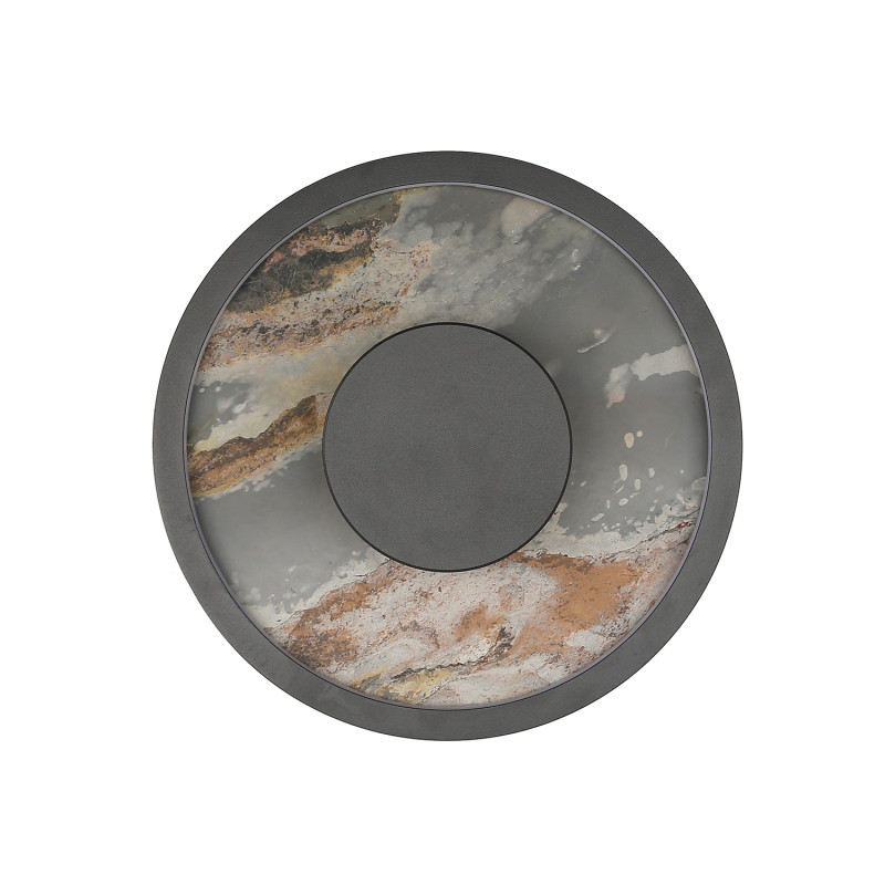Бра 10,5*29*29 см, 20W, Favourite Tallar 4446-1W матовый черный/красный песчаник