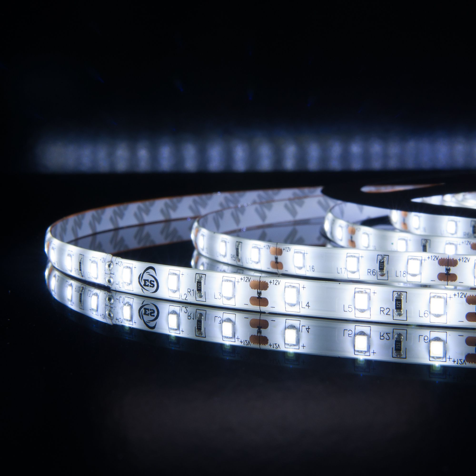 Светодиодная лента Лента светодиодная 12V 4,8W 60Led 2835 IP65 холодный белый, 5м Elektrostandard