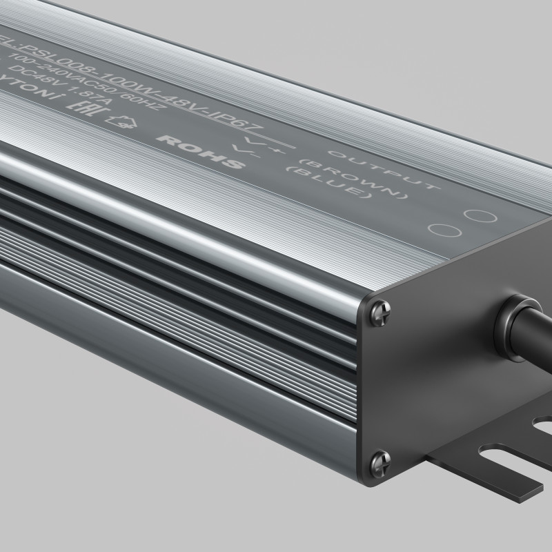 Блок питания для магнитных систем 48V, 100Вт, 48V, IP67 Maytoni Power Supply Magnetic PSL008-100W-48V-IP67